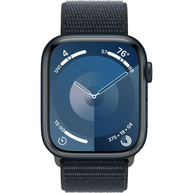 Apple Watch Series 9 GPS 41mm Midnight Aluminum Case w. Midnight Sport Loop (MR8Y3) - Изображение 1