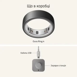 Oura Ring 4 Stealth Size 14 (JZ90-54218-14) - Зображення 1