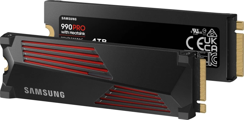 Samsung M.2 4TB PCIe 4.0 990PRO+радиатор (MZ-V9P4T0CW) (UA) - Зображення 3