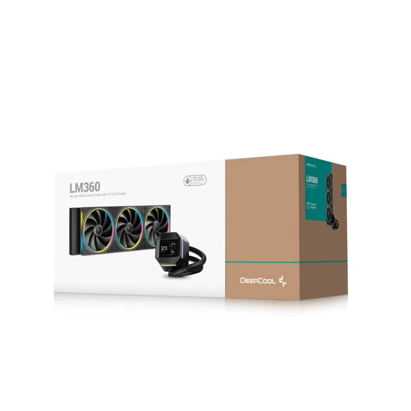Система водяного охлаждения DeepCool LM360 Black (R-LM360-BKDMMC-1) (UA) - Изображение 1