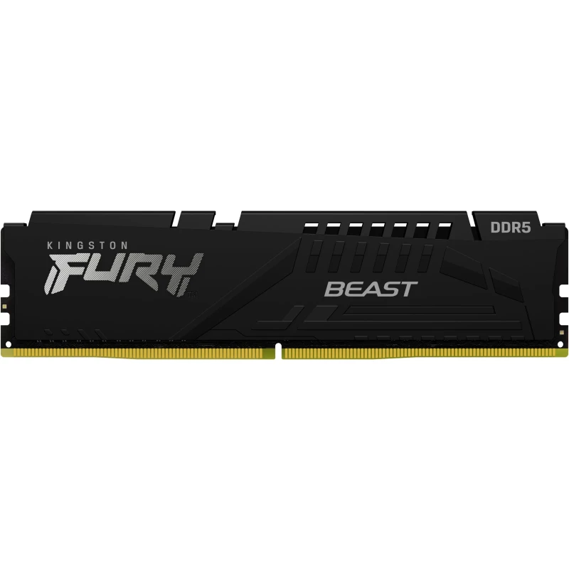 DDR5 64GB (2x32GB) 6000 MHz Beast Black EXPO Kingston Fury (ex.HyperX) (KF560C36BBEK2-64) (UA) - Зображення 1