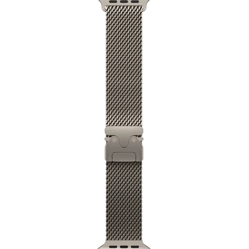 Apple Watch Ultra 3 GPS + Cellular 49mm Natural Tit. Case w. Natural Tit. Milanese Loop - Large (MF0E4) - Изображение 2