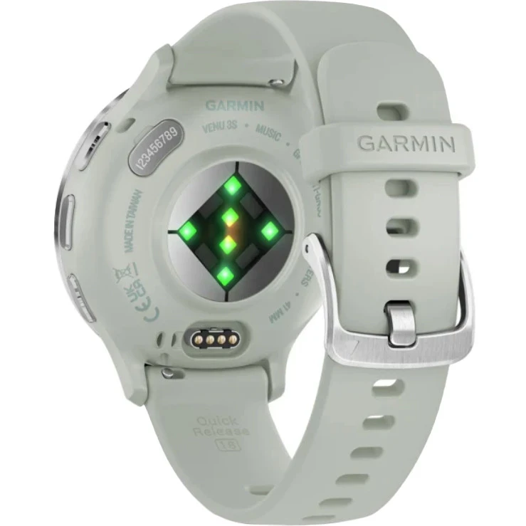 Garmin Venu 3S Silver S. Steel Bezel w. Sage Gray Case and S. Band (010-02785-01) - Зображення 6