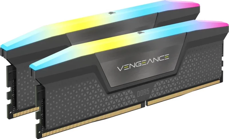 Corsair 32GB (2x16GB) 6000MHz CL30 Vengeance RGB AMD EXPO (CMH32GX5M2B6000Z30K) EU - Зображення 1