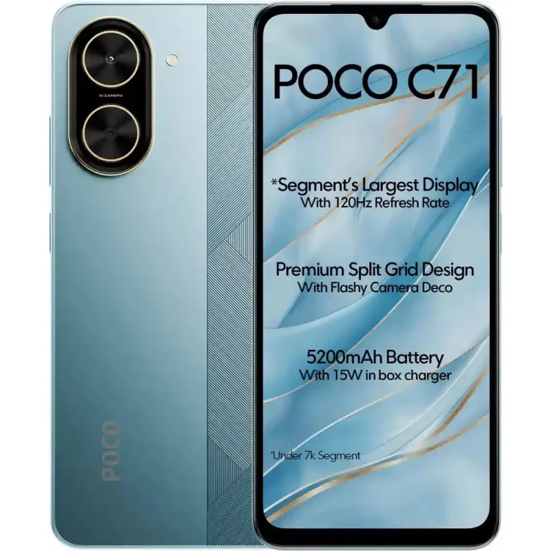 Xiaomi Poco C71 4/128GB Blue (with charger) Europe