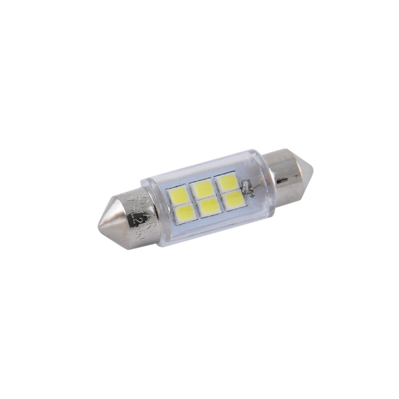 LED лампа 24V SV8.5 T11x36 6SMD 2835 Solar для вспомогательной подсветки автотехники (SL2550)