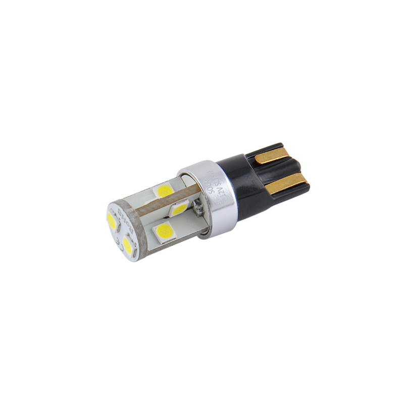 Светодиодные лампы 12V T10 10 SMD 3030 CANBUS 250 люмен комплект 2шт Solar (SL1342)