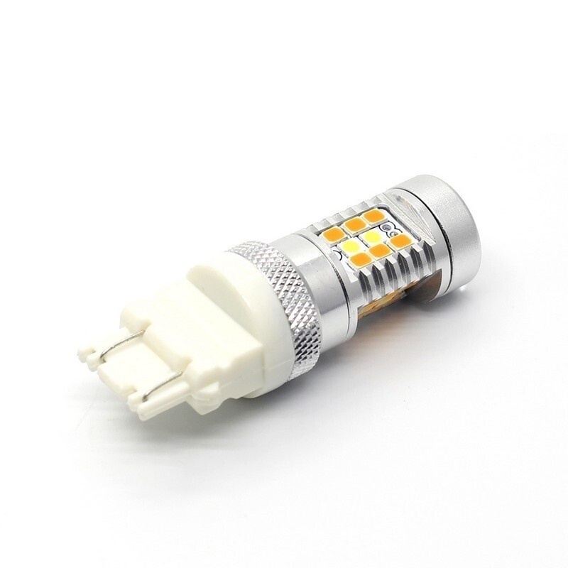 Светодиодные автолампы P27/7W T25 бело-желтого света Carlamp 4G Series (4G/3157W-Y)