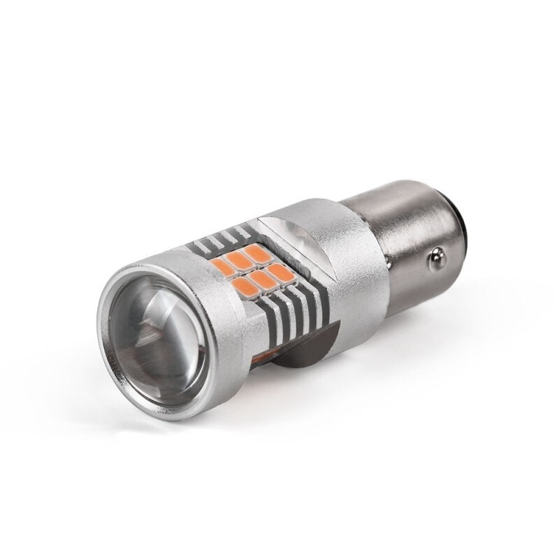 Светодиодные лампы PY21/5W 1157 желтого цвета для авто Carlamp (4G21/1157Y) - Изображение 4
