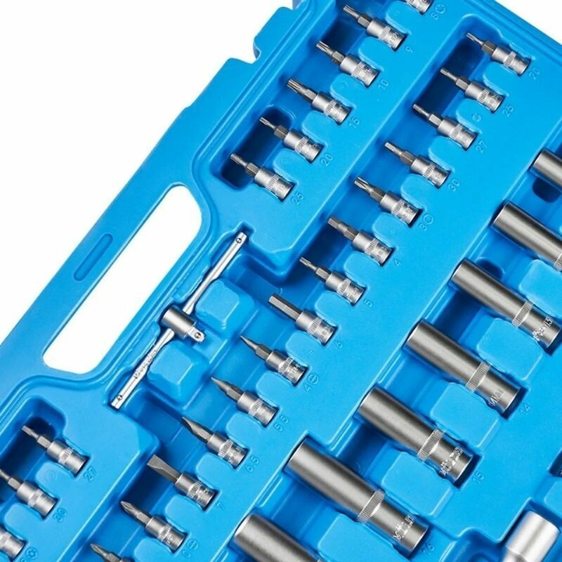 Набор инструментов 1/2" 1/4" 3/8" 151шт CrV Molder в кейсе (MT60151) - Зображення 4