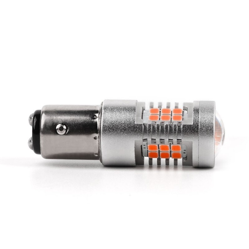 Светодиодные лампы PY21/5W 1157 желтого цвета для авто Carlamp (4G21/1157Y) - Изображение 6
