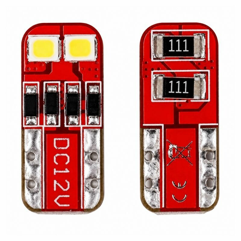Светодиодные лампы T10 W5W 120Lm 9-16V для авто Carlamp артикул (CL1010) - Зображення 1
