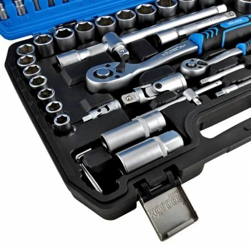 Набор инструментов 1/2" 1/4" 94шт CrV Molder в кейсе (MT60094) - Изображение 2