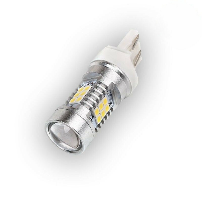 Светодиодные лампы красные Carlamp 4G-Series W21W T20 для авто вспомогательное освещение (4G21/7440Red) - Зображення 4
