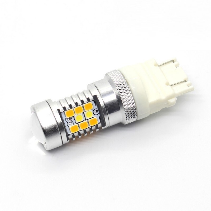 Светодиодные автолампы P27/7W T25 бело-желтого света Carlamp 4G Series (4G/3157W-Y) - Зображення 7