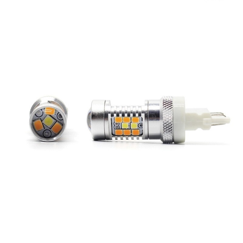 Светодиодные автолампы P27/7W T25 бело-желтого света Carlamp 4G Series (4G/3157W-Y) - Зображення 1