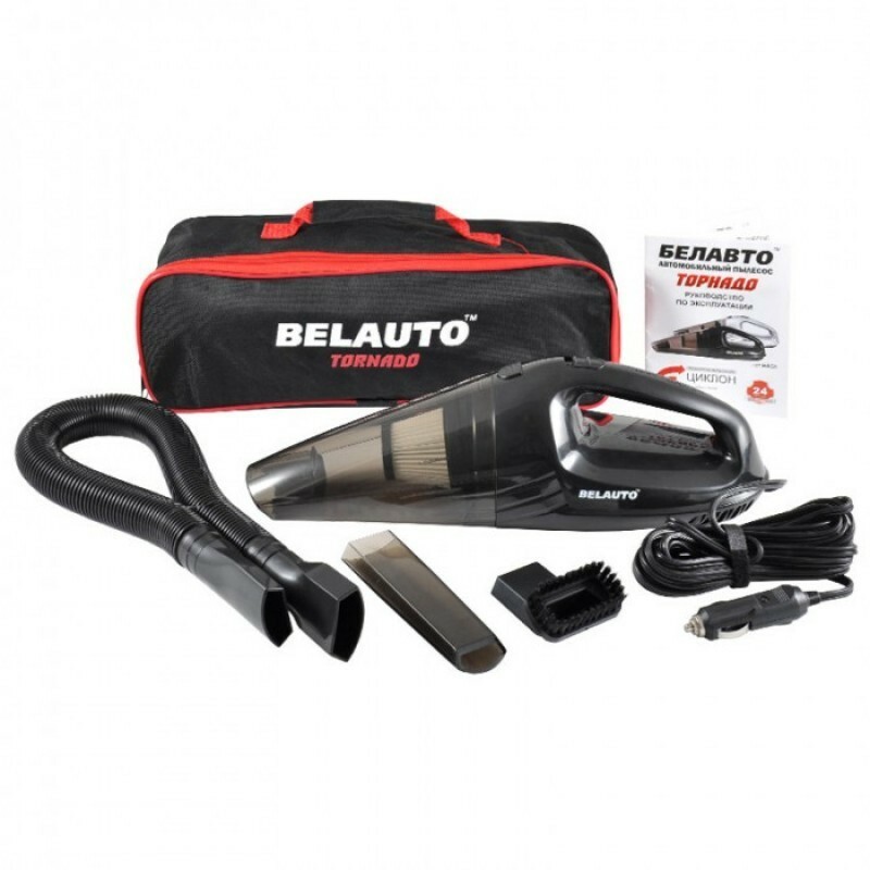 Пылесос автомобильный BelAuto 110Вт 3.5кПа 12V от прикуривателя черный (BA53B) - Зображення 2