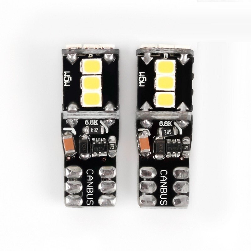 Светодиодные лампы Carlamp 350Lm 9-16V Canbus дополнительный свет (3G9-T10W5WW)