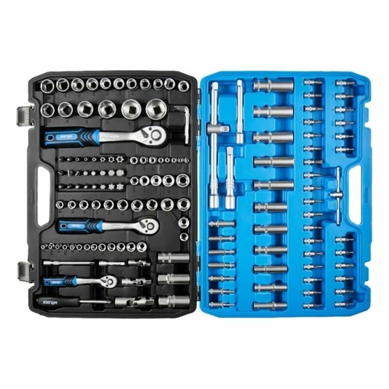 Набор инструментов 1/2" 1/4" 3/8" 151шт CrV Molder в кейсе (MT60151) - Зображення 1