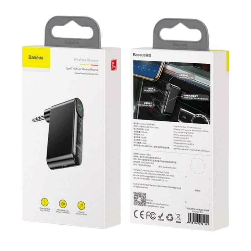 FM транспортер Baseus Bluetooth для авто 2.1А USB порт чёрный цвет (WXQY-01) - Изображение 8