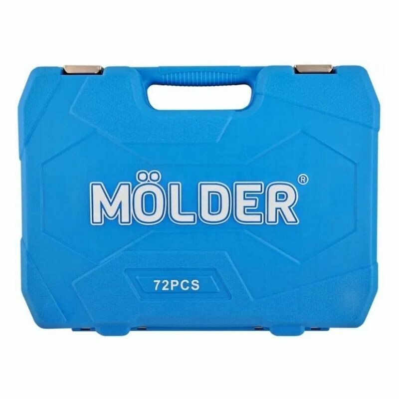 Набор инструментов 1/2" 1/4" 72шт CrV Molder в кейсе (MT60072) - Изображение 6