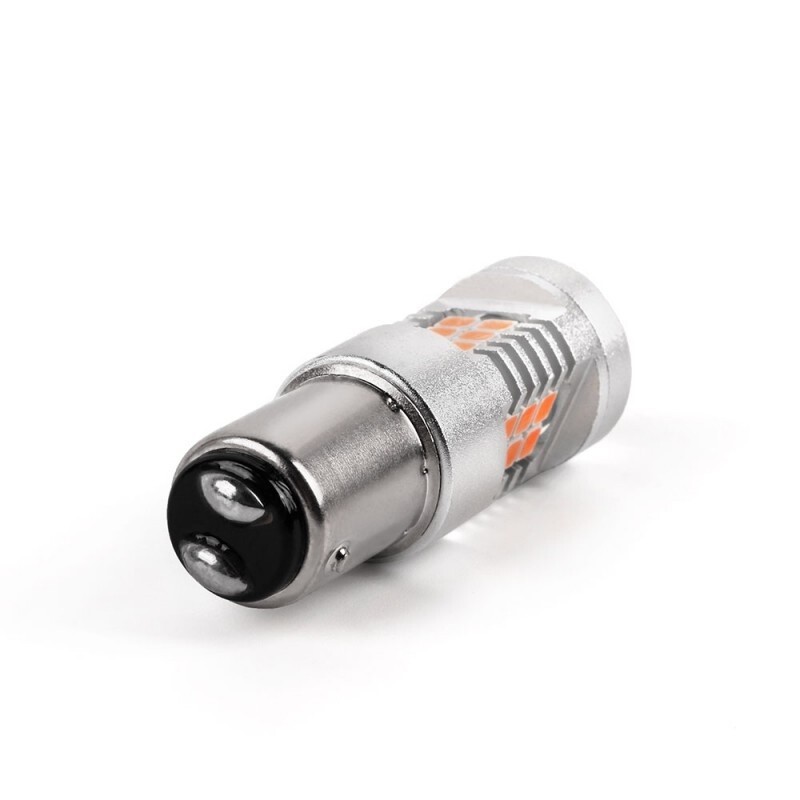 Светодиодные лампы PY21/5W 1157 желтого цвета для авто Carlamp (4G21/1157Y) - Изображение 5