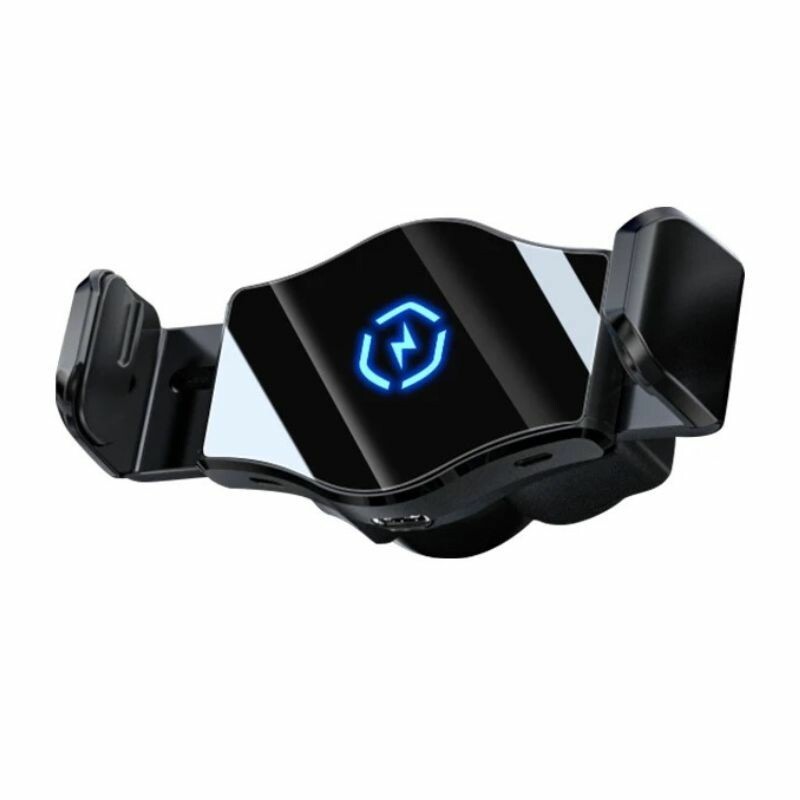 Автомобильный держатель для смартфона на вентиляционную решетку с функцией беспроводной зарядки (T5L)
