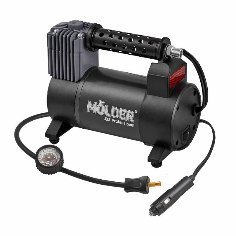Автокомпрессор MOLDER однопоршневой для шин R13-R19 10 Атм 40 лхв 170Вт (MA25110)