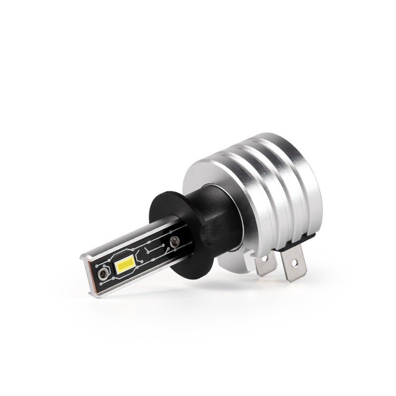 Автолампы LED H3 Carlamp Crystal Vision компактные для большинства авто 5000Lm 6000K (CVH3) - Зображення 7