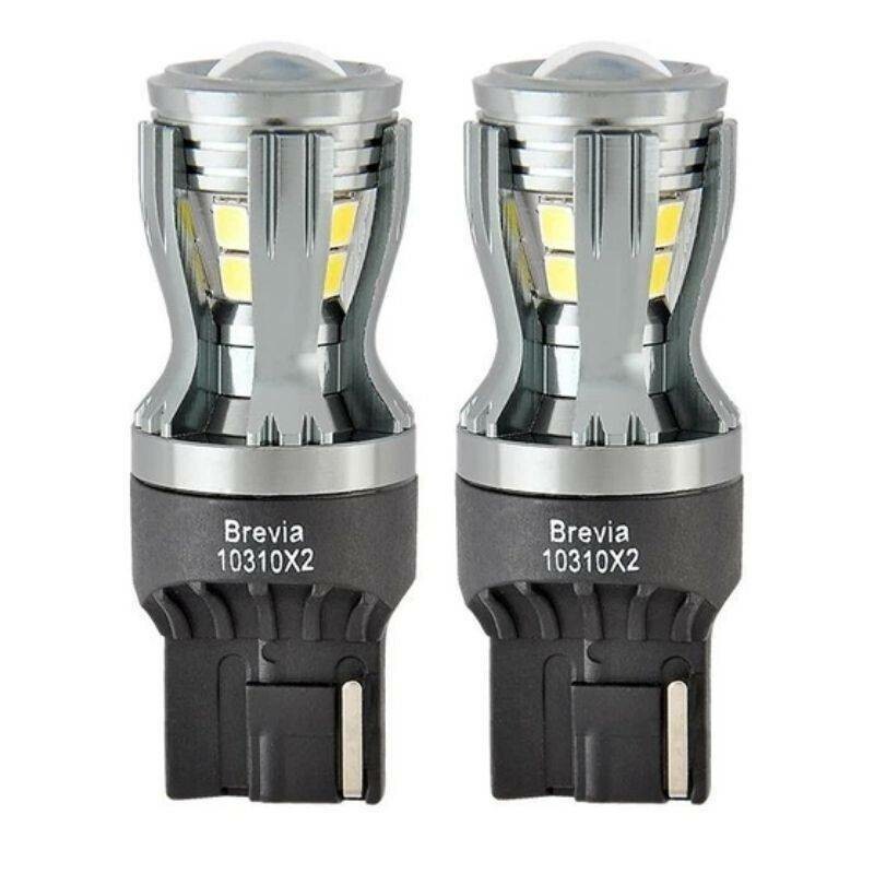 Светодиодные лампы Brevia PowerPro W21W 350Lm 14x2835SMD 12V 24V CANbus дополнительное освещение (10310X2) - Зображення 1
