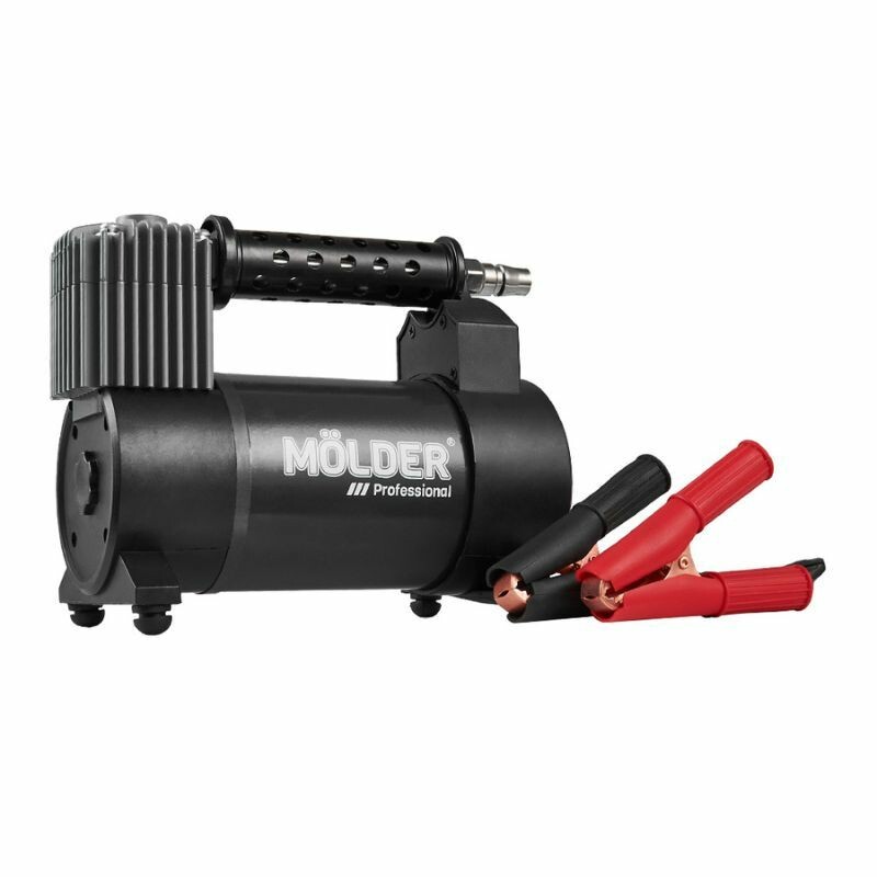 Компрессор для авто MOLDER однопоршневой 170Вт 40л/мин 10Атм для шин R13-R19 (MA25130) - Зображення 2