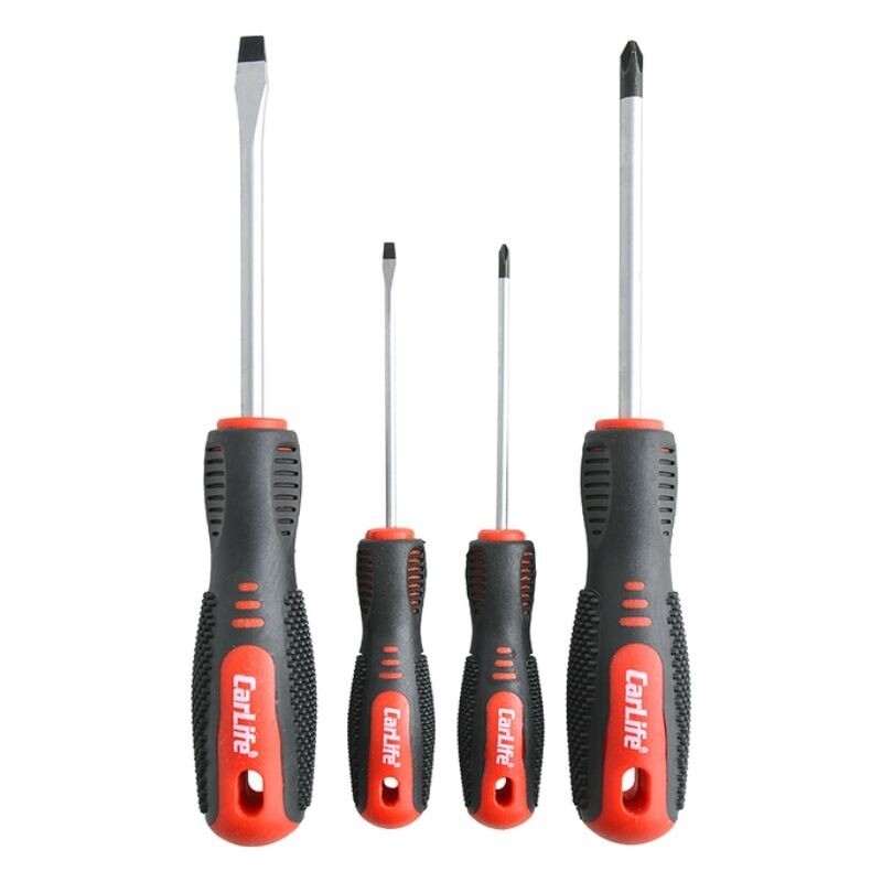 Набор отверток Carlife PH SL CrV 6150 с фиксированным наконечником 4 штуки (WR6904)