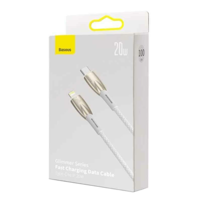 Кабель для зарядки и передачи данных Baseus Glimmer Series Type-C Lightning 20Вт 1м (CADH000002) - Изображение 8