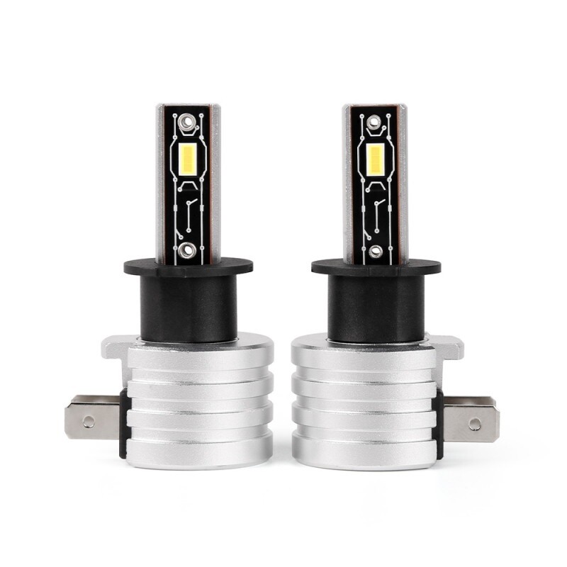 Автолампы LED H3 Carlamp Crystal Vision компактные для большинства авто 5000Lm 6000K (CVH3) - Зображення 2