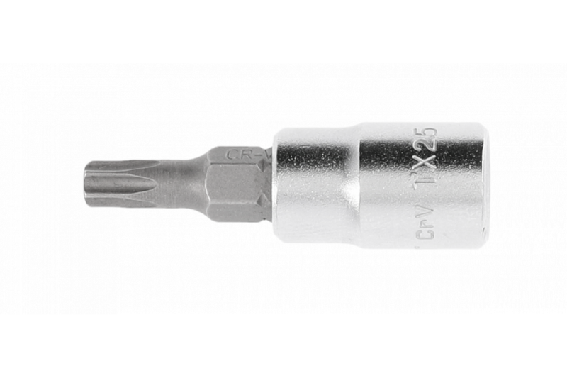 Бита-насадка Torx Tamper T27 1/4 дюйма для торцевых головок Hogert (HT1S678)