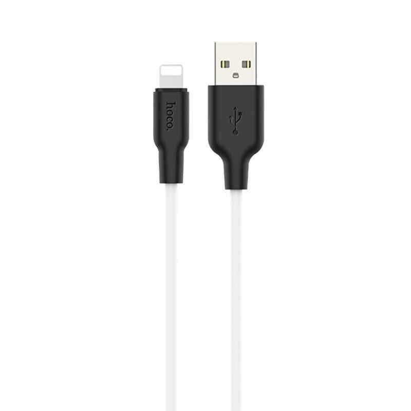 Силиконовый кабель для синхронизации Hoco Lightning длина 1 метр (X21-i)