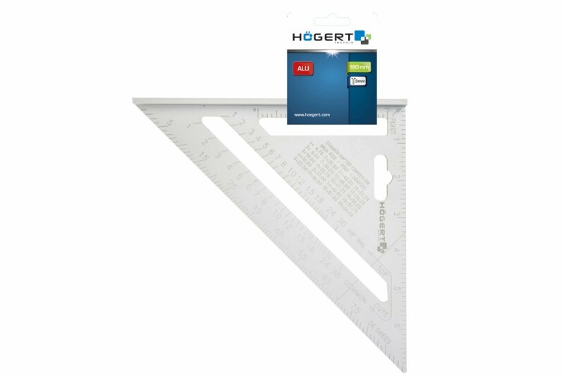Алюминиевый столярный уголок для древесины 185 мм Hogert артикул (HT4M216) - Зображення 1