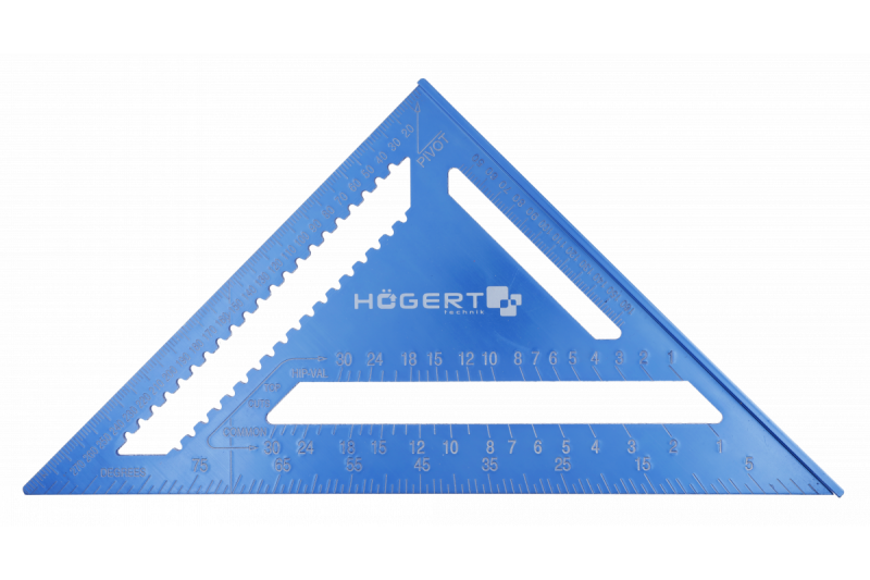 Алюминиевый столярный уголок 300 мм Hogert для точных измерений (HT4M214)