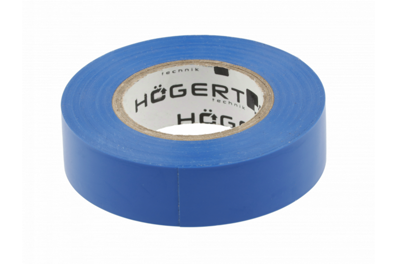 Изоляционная лента синяя 19мм x 20м толщина 0,13мм Hogert (HT1P283)