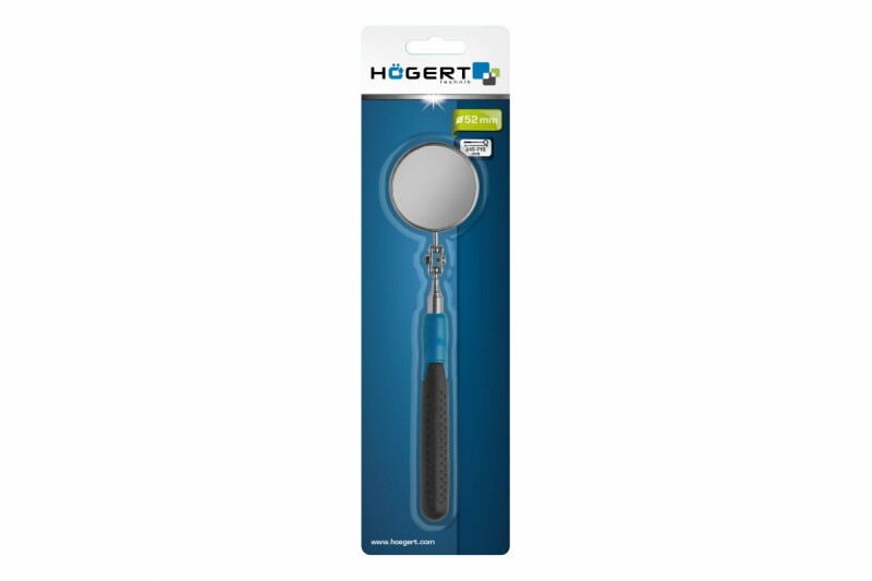 Телескопическое зеркало Hogert 52 мм с длиной 270-715 мм для мастерской (HT4R502) - Изображение 1