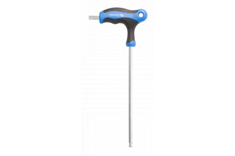 Длинный Т-образный шестигранный ключ с шариковым концом 8 мм Hogert Torx (HT1W858)