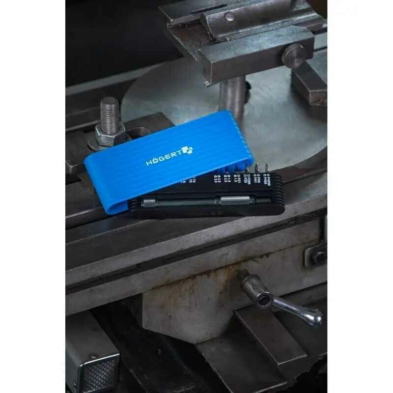 Набор бит Hoegert 1/4 дюйма 25 мм CrV PH PZ SL HEX Torx с битодержателем 25 шт (HT1S273) - Зображення 4