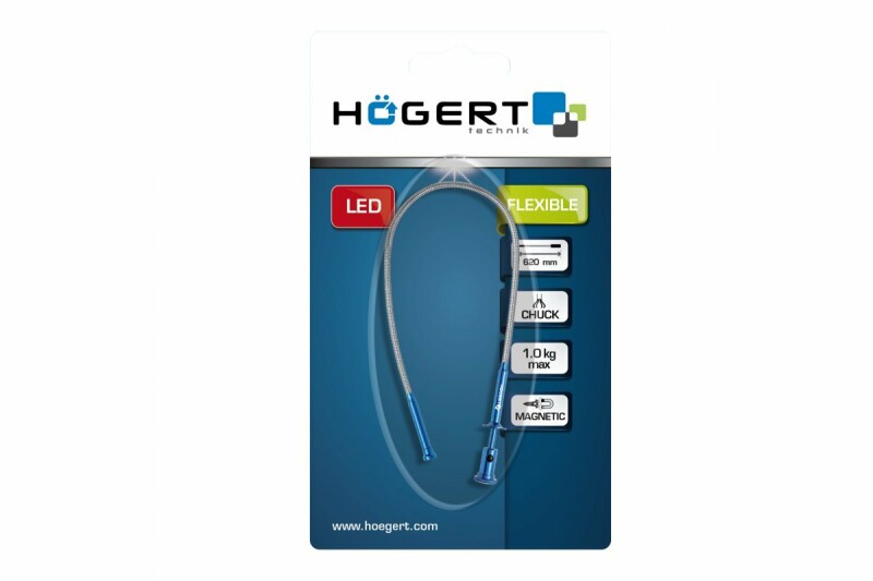 Цанговый магнитный захват со светодиодом гибкий 610 мм Hogert (HT4R510) - Зображення 1