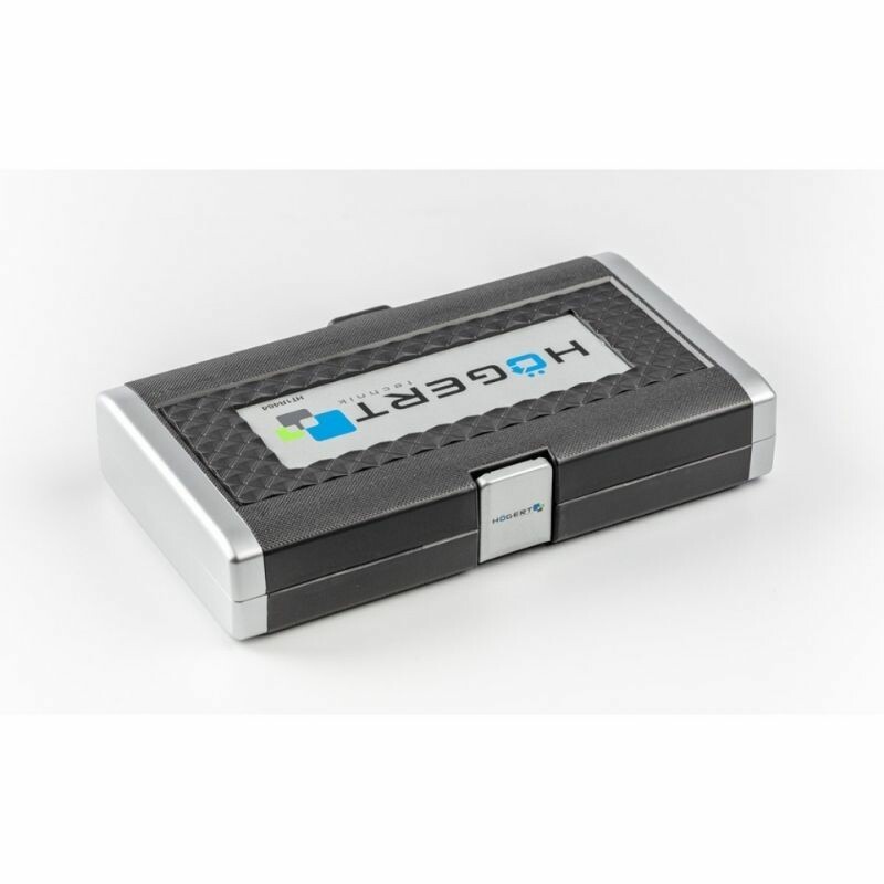 Набор инструментов 1/4" 34шт CrV CrMo Сталь S2 Hogert в кейсе (HT1R464) - Зображення 4