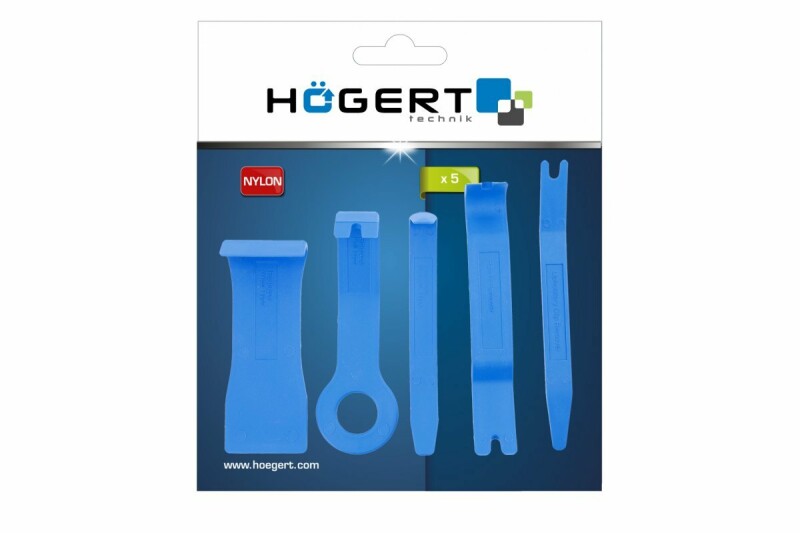 Набор съемников обивки 5 штук Hogert для кузовных работ (HT8G390) - Изображение 1