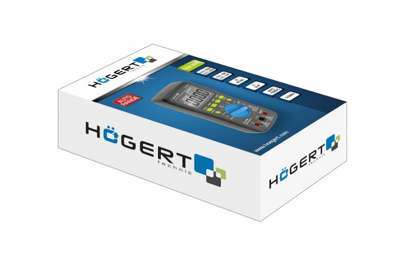 Автоматический цифровой мультиметр Hogert с выбором диапазона для измерений (HT1E603) - Изображение 4