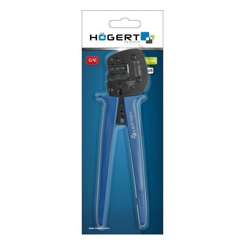Клещи обжимные для разъемов mc4 2.5 4.0 6.0 мм кв Hogert артикул HT1P199 - Изображение 1