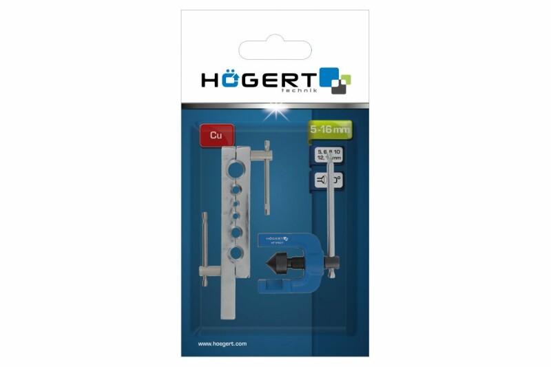 Фланцевый пресс-набор для труб 5-16 мм Hogert для развальцовки трубок (HT1P627) - Изображение 1