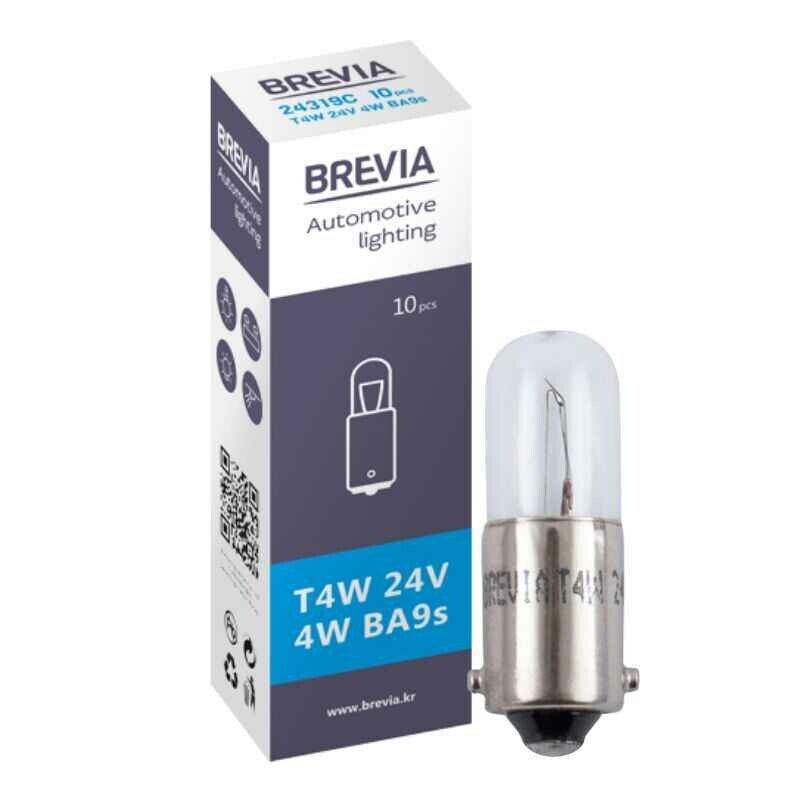 Галогенные лампы Brevia T4W 24V комплект 10 штук в упаковке (24319C)