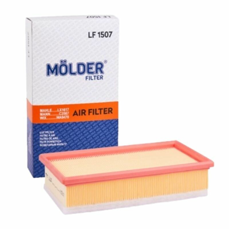 Панельный воздушный фильтр Molder замена WA9470 LX1617 C2567 AP090/3 (LF1507) - Изображение 1